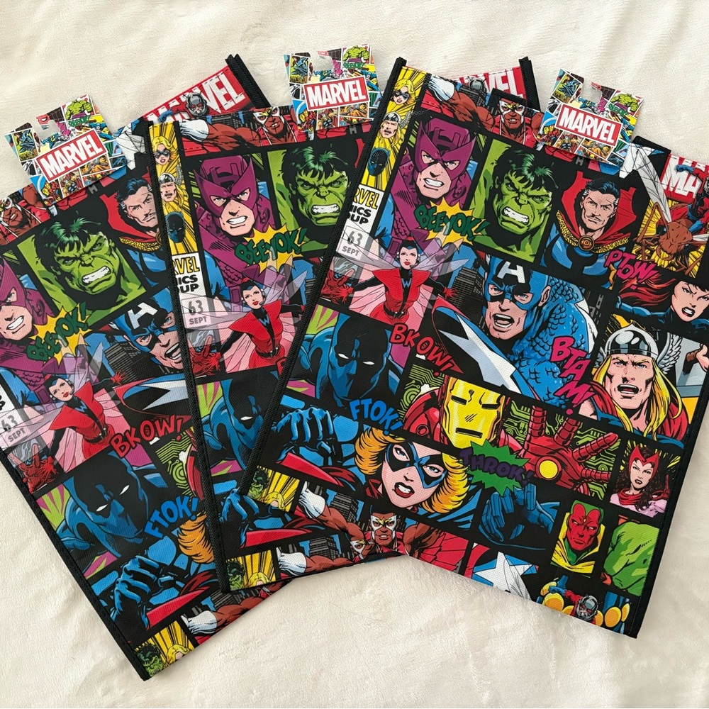 Marvel Superhero Tote Bags